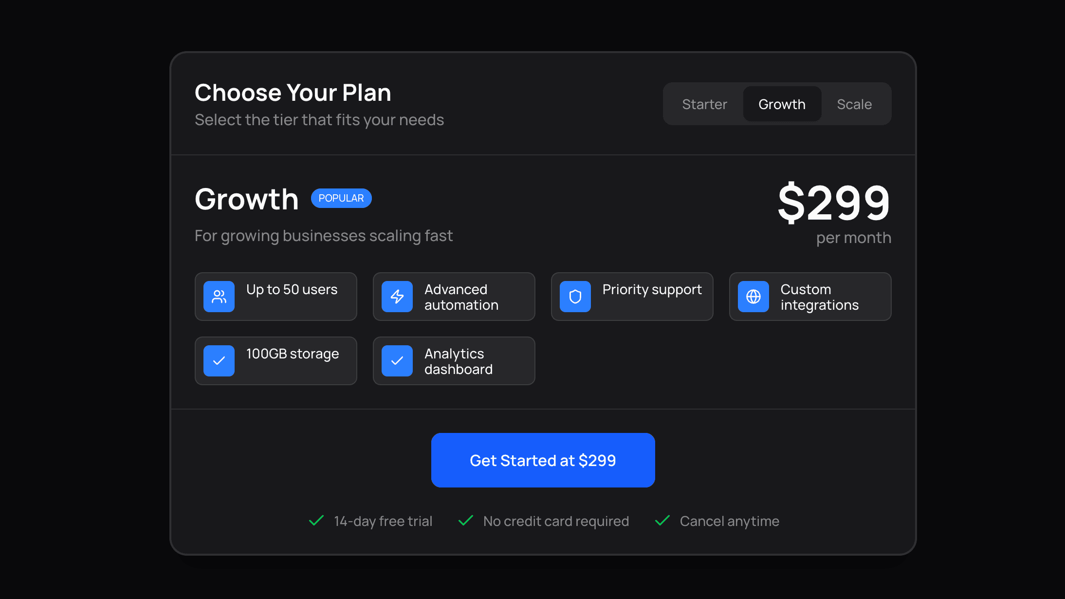 💰 Pricing Table Components 2