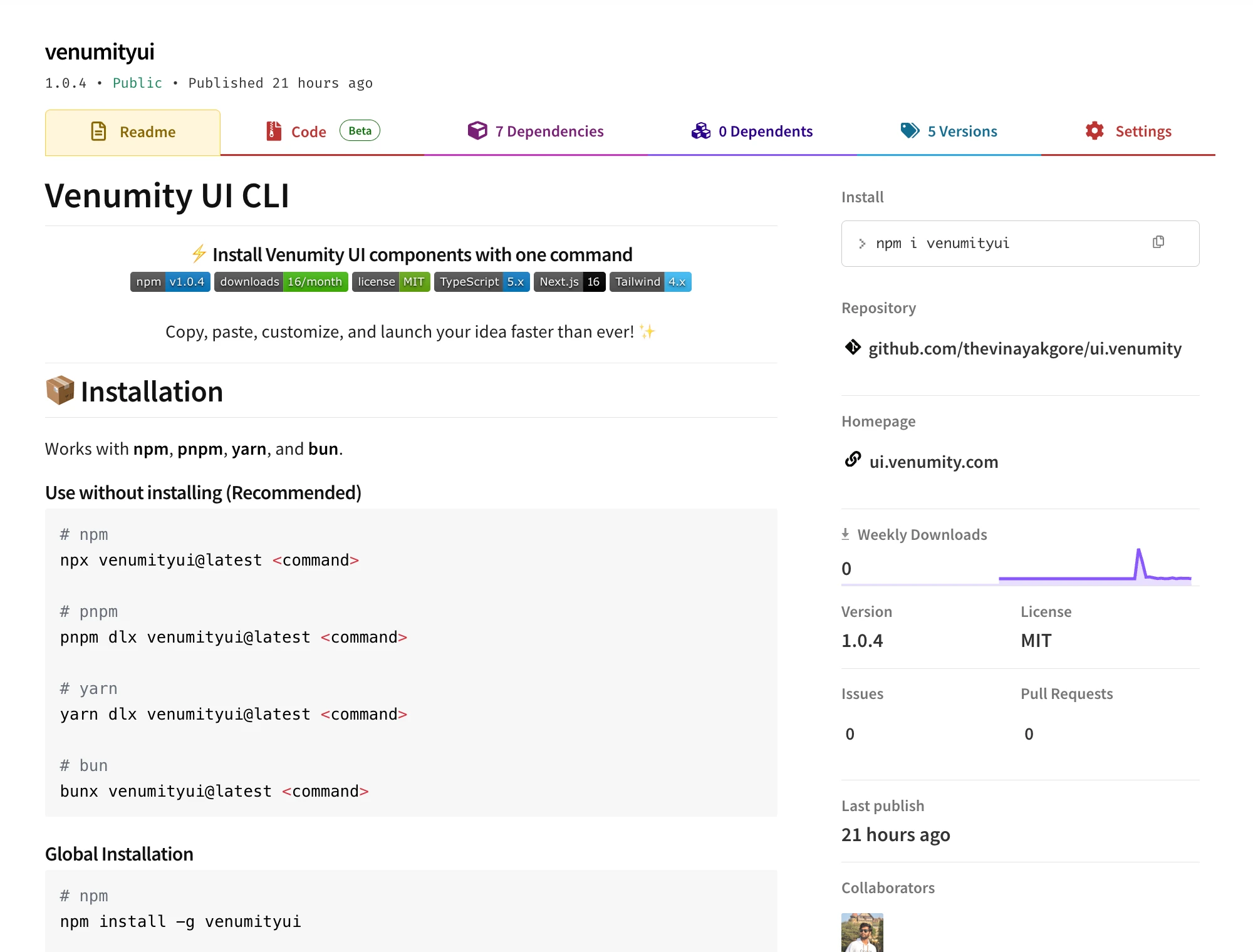 🚀 New in CLI v1.0.4 - Multi–Package Manager Support 1